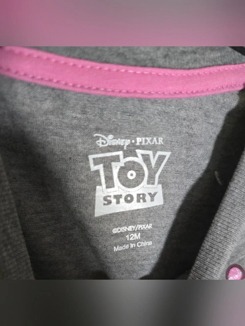 NWT Disney Pixar Toy Story Girl 2 Piece Shorts Shirt Set 12M